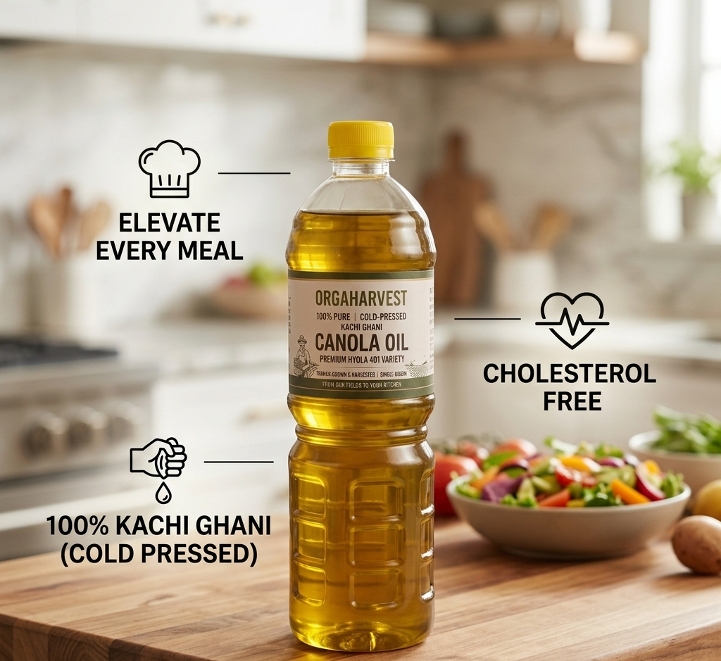 OrgaHarvest Premium Hyola 401 Canola Oil (Cold-Pressed & Organic) - Image 2
